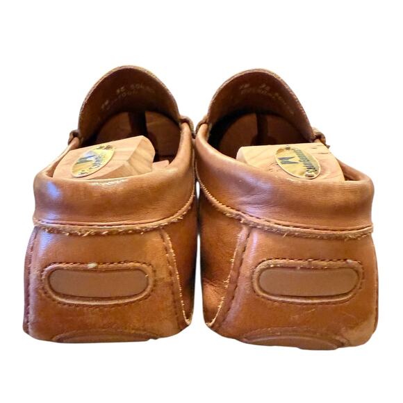 Allen Edmonds Daytona Brown Leather Driving Moccasin Loafers Slip-On Men’s 9.5 main image 5